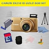 Canon PowerShot SX210IS 14.1 MP Digital Camera with 14x Wide Angle Optical  ....