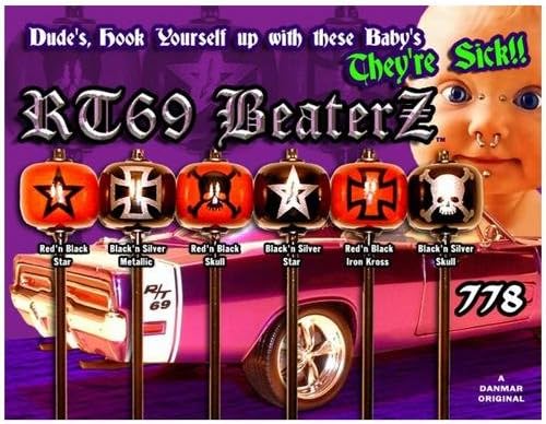 Danmar Percussion RT 69 Beaterz (Red 'n Black Star)