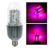 Tutent LED植物育成ライトト ウモロコシバルブ 36W E27ソケット 17個赤色 6個青色 360度照明 室内栽培 家庭菜園 水耕栽培 植物育成用 【PSE認証済み】 (36W)