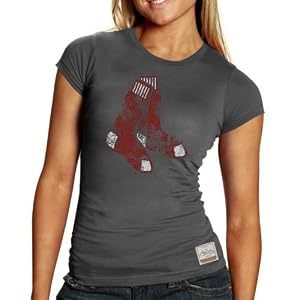 Click to buy Boston Red Sox Logo Merchandise: Red Sox Women's Fashion Tee Shirt from Amazon!