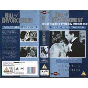 Bill of Divorcement [VHS]