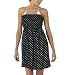 Xhilaration Dot Tube Dress Coverup - Ebony