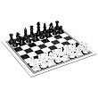 Glass Chess Set - 15 Inch