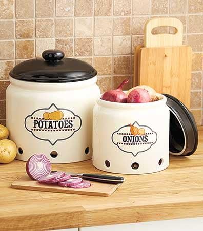 Potato and Onion Crocks