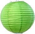 Koyal Wholesale Paper Lantern, 8-Inch, Kiwi Green, Set of 12