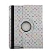 New WHITE Fashion 360 Rotation PU Leather Stand Pouch Cover Case for Apple The New iPad 3