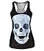 RedExtend® Women's 3D Print Skull Steampunk Sleeveless Tank Top