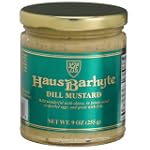 SAVE $18.60 - Haus Barhyte Mustards Dill Mustard, 9-Ounce Jars (Pack of 12) $41.40