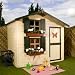 Walton's 7' x 5' Honeypot Snowdrop Cottage with Loft