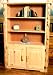 Lacquer Finish Hand-Peeled Rustic Bookcase