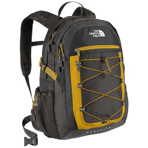 The North Face Borealis Backpack Asphalt Grey / Yellow