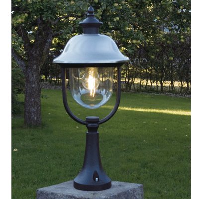 Parma 7241 Black Pillar Top Post & Stainless Steel ‘hat’