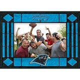 Carolina Panthers Art Glass Horizontal Frame