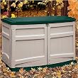 Suncast GS1000B Horizontal Storage Shed, 20-cubic ft