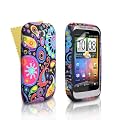 Stilvoll Quelle Muster Silikon Gel Schutzh�lle F�r HTC Wildfire S Mit Schutzh�lle Mehrfarbig Schwarz Blau Rot Rosa Gelb