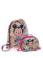 Disney Mochila + Neceser Tsum Tsum Pink (Rosa)