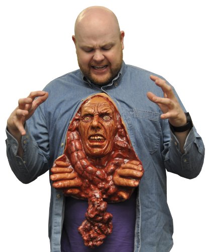Zombie Breaking Torso Spitting Costume Prosthetic