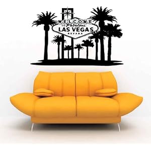 Welcome to Las Vegas Vinyl Wall Decal Sticker Graphic Sign