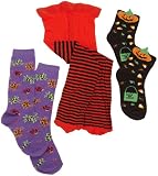 Jefferies Socks Girls 3 Pack Halloween Combination,Black, Purple, Orange/Black,8 9½ 51auSab41aL. SL160 Jefferies Socks Girls 3 Pack Halloween Combination,Black, Purple, Orange/Black,8 9½