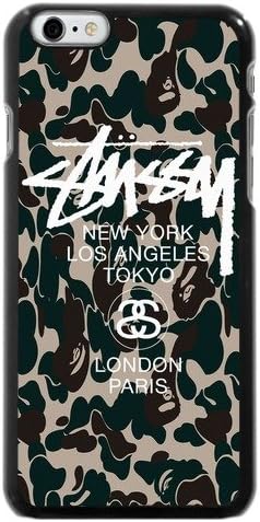 The Customized Plastic Tide Brand Black Stussy iPhone 6S Plus Case
