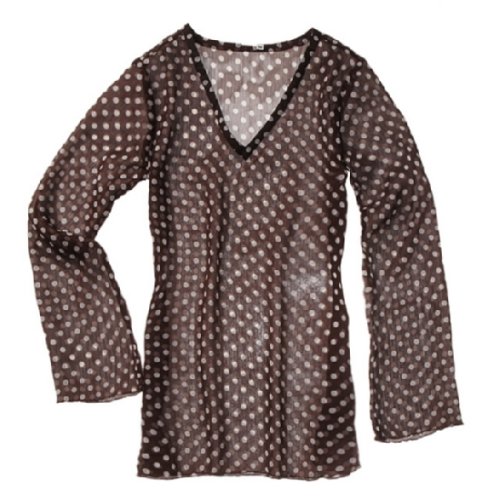 Vacuum Tunika Frauen, braun/beige