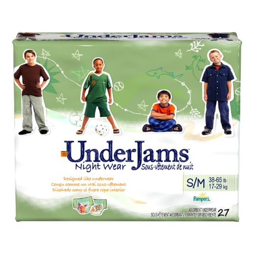Pampers UnderJams Mega Pack for Boys Size 7 -- size: s/m