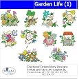 Digitized Embroidery Designs - Garden Life(1)