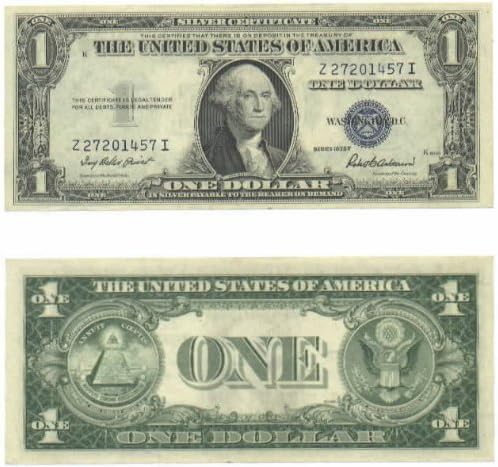1935-F One Dollar Silver Certificate