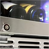 45 Bottle Built-In Dual Zone Wine Refrigerator Cellar