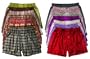 Two Assorted Madras Silk Boxers by Royal Silk - L (35-36")
