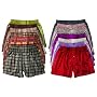 Three Assorted Madras Silk Boxers by Royal Silk - M (33-34")