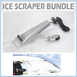 Heated Ice Scraper and Hot Key Set with Windshield Cover Protector for your Vehicle.