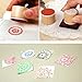 ONOR-Tech 40 Pcs Lovely Girl Wooden Rubber Stamp /DIY Diary Stamp Set