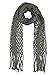 Olive Metallic Long Mesh Fringed Shawl