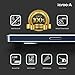 Moto X 2nd generation Screen Protector, Anti-bacterial Tempered Glass Screen Protector, i-croo A-Glass [HD Clear][0.4T] World's Thinnest Ballistics Glass, 99% Touch-screen Accurate(Lifetime Warranty)