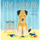latke the lucky dog hanukkah