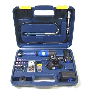 WEN 2301 9.6-Volt Cordless Rechargeable Rotary Tool Kit by WEN