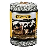 Baygard Electric Fence White Wire - 656 Feet #00678 by Baygard
