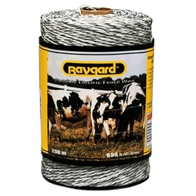 Baygard Electric Fence White Wire - 656 Feet #00678 from Electric Fences