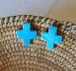 4 corners post earring