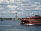 Statue of Liberty with Staten Island Ferry