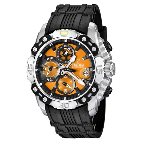 Festina Herren-Armbanduhr XL Tourchrono 2011 Chronograph Plastik F16543/7 Preisvergleich