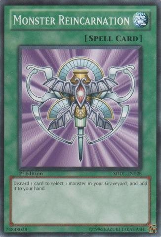 Yu-Gi-Oh! - Monster Reincarnation (SDDL-EN028) - Structure Deck: Dragunity Legion - 1st Edition - Common On Sale