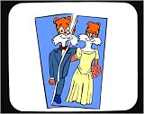 Mouse Pad with cat, breakup, divorce, wedding, photograph