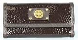 Marc Jacobs Turnlock Shine Long Trifold Espresso
