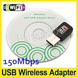 Ckeyin 150mbps Mini USB Wifi Wireless Adapter 150m Network LAN Card 802.11n/g/b