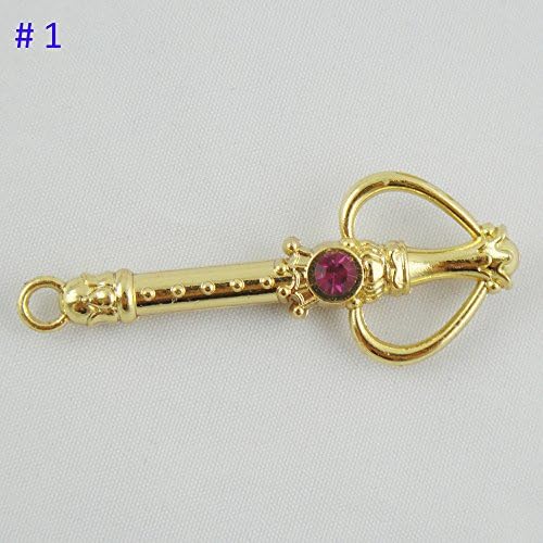 Colormax Sailor Moon Pretty Guardian Tsukino Usagi Necklace Keychain-Gold