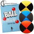 3x Juggling Balls - Quality Deluxe Suede Feel Juggle Balls + A Ball Juggling Book of Tricks.