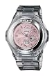Casio Women's BGA100-8B Baby-G Gem Dial Analog Sport Watch