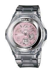 Casio Women's BGA100-8B Baby-G Gem Dial Analog Sport Watch